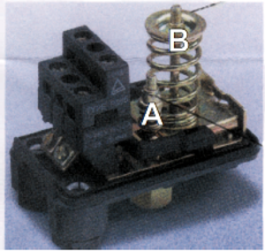 Esquema de presostato motor bomba de presión 