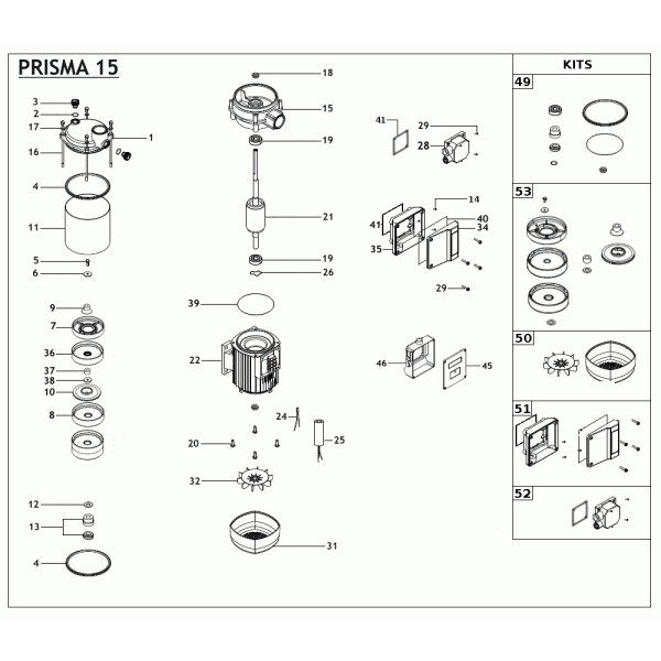 Recambios Prisma 15