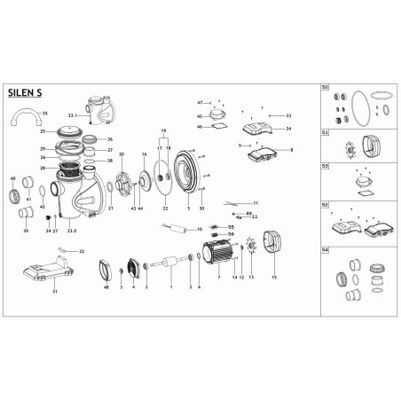 Recambios Silen S 60 / 75 / 100-18 / 150